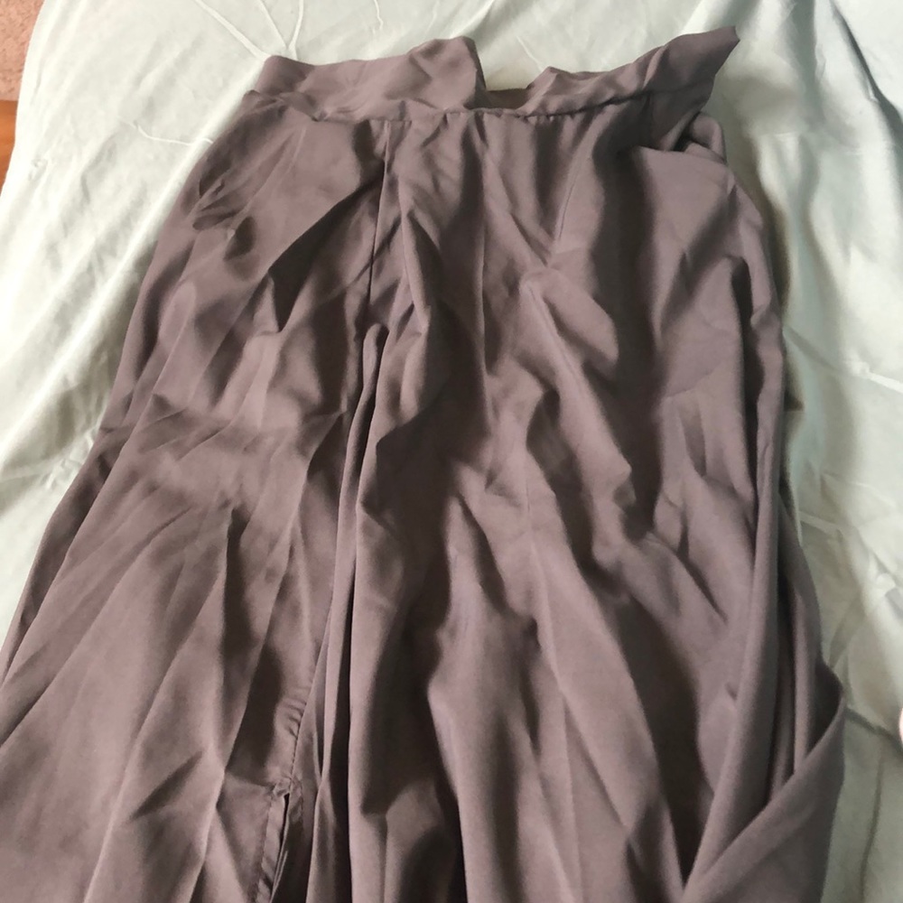 High waist maxi skirt